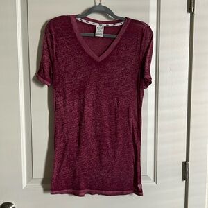 PINK Sleepwear t-shirt in Burgundy